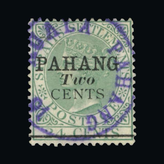 Lot 16800 - Malaya - Pahang 1891 - UPA UPA Auction UPA 90 Lot 16800 - Malaya - Pahang 1891 - UPA UPA Auction UPA 90