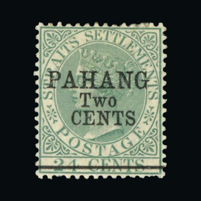Lot 16801 - Malaya - Pahang 1891 - UPA UPA Auction UPA 90 Lot 16801 - Malaya - Pahang 1891 - UPA UPA Auction UPA 90