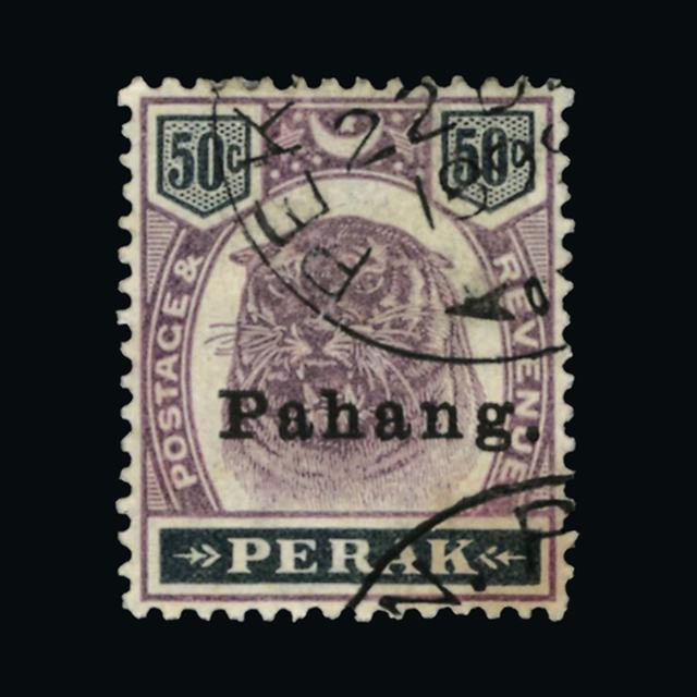 Lot 16807 - Malaya - Pahang 1898 - UPA UPA Auction UPA 90 Lot 16807 - Malaya - Pahang 1898 - UPA UPA Auction UPA 90