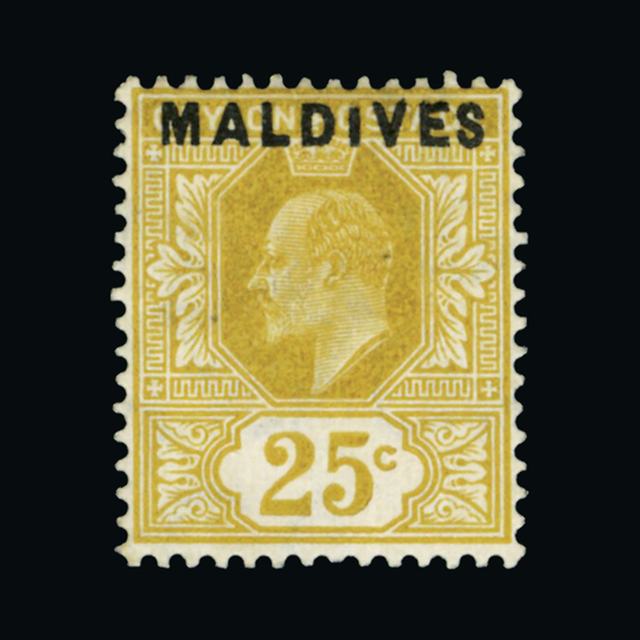 Lot 17179 - maldive islands 1906 -  UPA UPA Auction UPA 90 