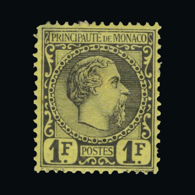 Lot 17833 - Monaco 1885 -  UPA UPA Auction UPA 90 