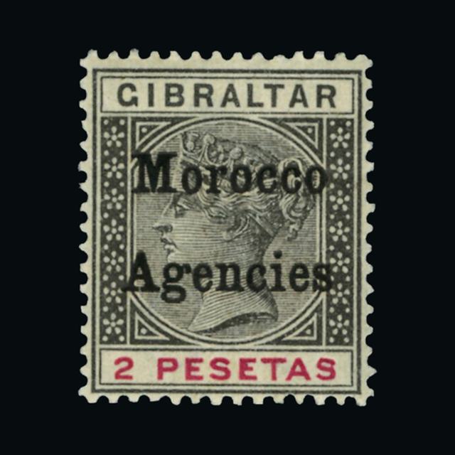 Lot 18132 - Morocco Agencies - Gibraltar Period 1899 - UPA UPA Auction UPA 90 Lot 18132 - Morocco Agencies - Gibraltar Period 1899 - UPA UPA Auction UPA 90