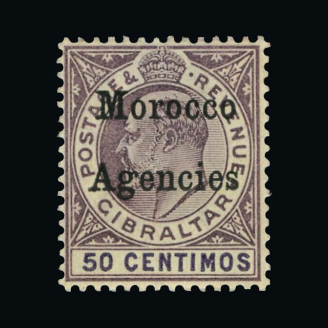 Lot 18133 - Morocco Agencies - Gibraltar Period 1903 - UPA UPA Auction UPA 90 Lot 18133 - Morocco Agencies - Gibraltar Period 1903 - UPA UPA Auction UPA 90