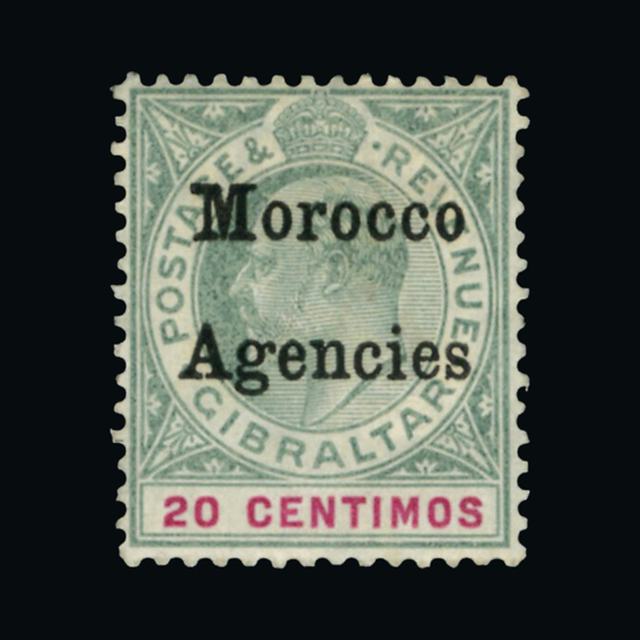 Lot 18137 - Morocco Agencies - Gibraltar Period 1903 - UPA UPA Auction UPA 90 Lot 18137 - Morocco Agencies - Gibraltar Period 1903 - UPA UPA Auction UPA 90