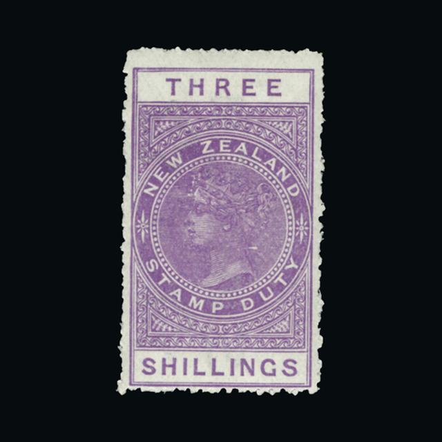 Lot 19209 - New Zealand - Postal Fiscals 1906 -  UPA UPA Auction UPA 90 