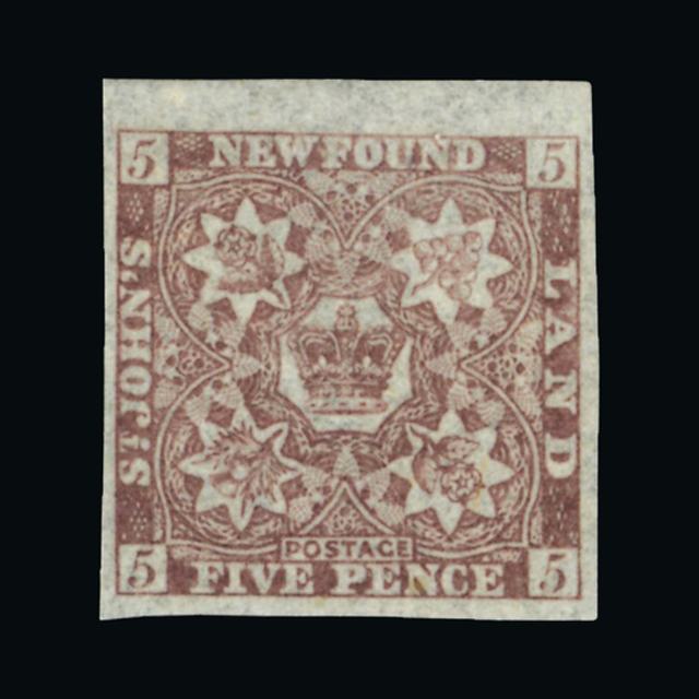 Lot 19281 - Newfoundland 1862 - UPA UPA Auction UPA 90 Lot 19281 - Newfoundland 1862 - UPA UPA Auction UPA 90