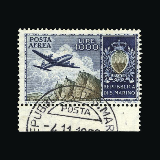 Lot 21670 - San Marino 1954 - UPA UPA Auction UPA 90 Lot 21670 - San Marino 1954 - UPA UPA Auction UPA 90