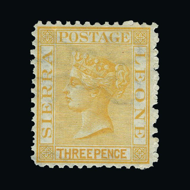 Lot 22063 - sierra leone 1872 -  UPA UPA Auction UPA 90 