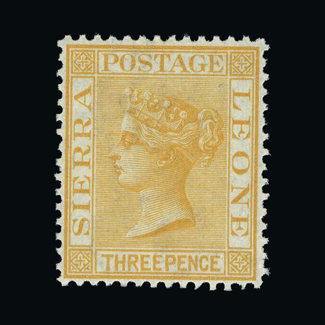 Lot 22077 - sierra leone 1876 -  UPA UPA Auction UPA 90 