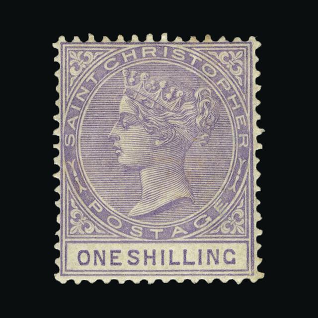 Lot 23918 - St. Kitts and Nevis - St. Christopher 1870-82 -  UPA UPA Auction UPA 90 