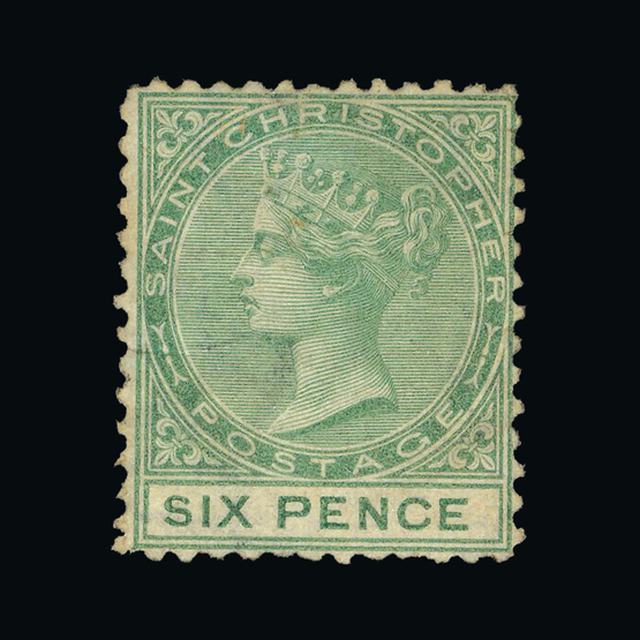 Lot 23920 - St. Kitts and Nevis - St. Christopher 1870-82 -  UPA UPA Auction UPA 90 