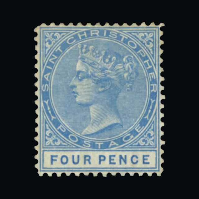 Lot 23922 - St. Kitts and Nevis - St. Christopher 1870-82 -  UPA UPA Auction UPA 90 