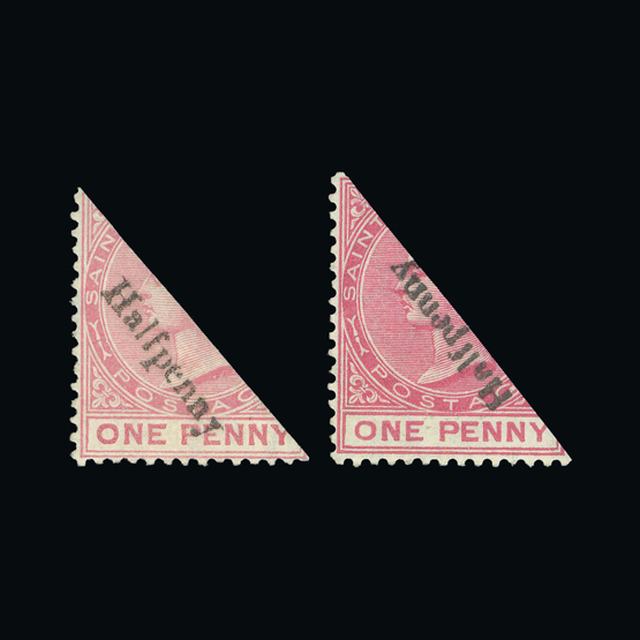 Lot 23931 - St. Kitts and Nevis - St. Christopher 1885 -  UPA UPA Auction UPA 90 