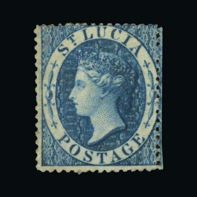 Lot 23945 - st. lucia 1860 - UPA UPA Auction UPA 90 Lot 23945 - st. lucia 1860 - UPA UPA Auction UPA 90