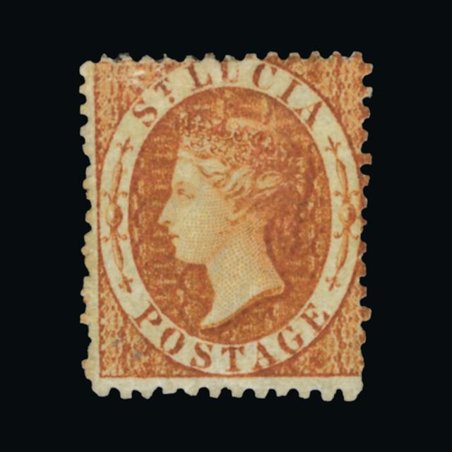 Lot 23960 - st. lucia 1864 - UPA UPA Auction UPA 90 Lot 23960 - st. lucia 1864 - UPA UPA Auction UPA 90