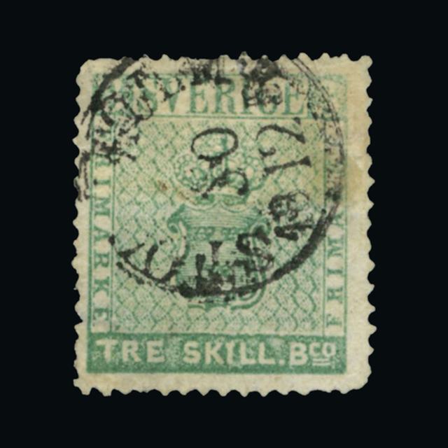 Lot 24438 - Sweden 1855-58 - UPA UPA Auction UPA 90 Lot 24438 - Sweden 1855-58 - UPA UPA Auction UPA 90