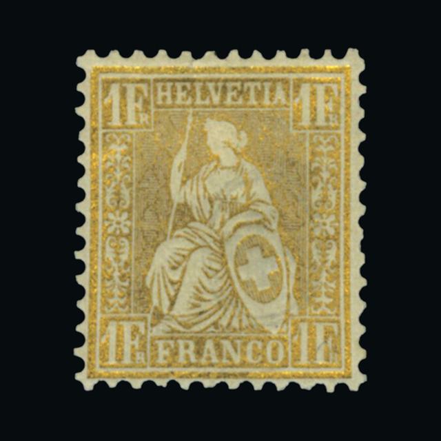 Lot 24584 - Switzerland 1864 - UPA UPA Auction UPA 90 Lot 24584 - Switzerland 1864 - UPA UPA Auction UPA 90