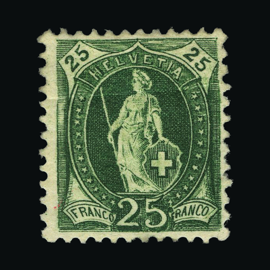 Lot 24589 - Switzerland 1891-98 -  UPA UPA Auction UPA 90 