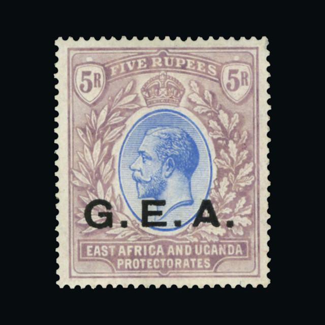 Lot 24758 - tanganyika 1921 -  UPA UPA Auction UPA 90 