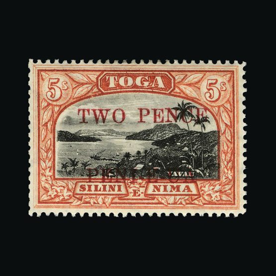Lot 24878 - tonga 1923-24 -  UPA UPA Auction UPA 90 