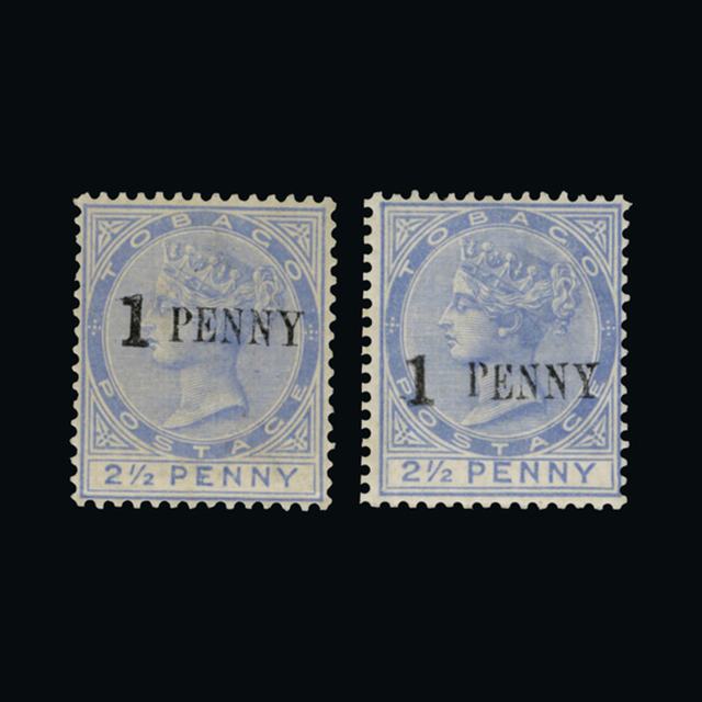 Lot 25143 - Trinidad and Tobago - Tobago 1886 -  UPA UPA Auction UPA 90 