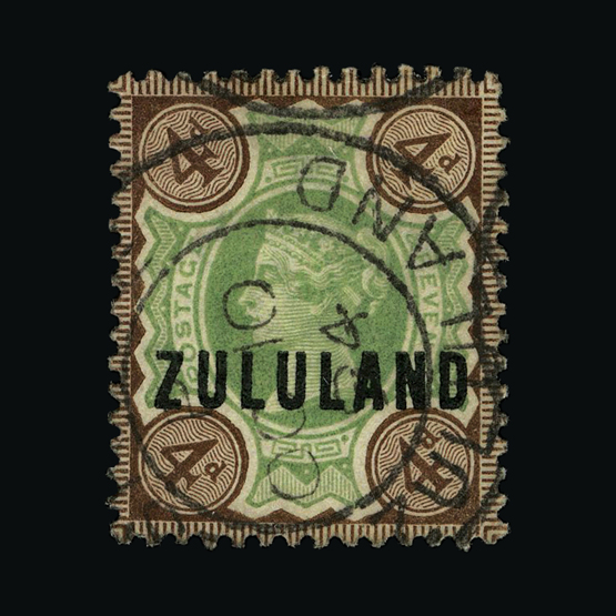 Lot 26072 - zululand 1888 -  UPA UPA Auction UPA 90 