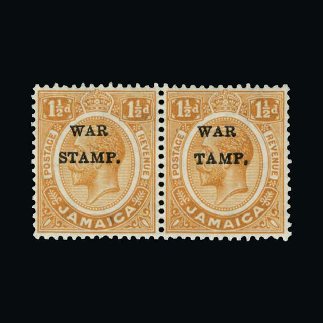 Lot 26487 - jamaica 1916 - UPA UPA Auction UPA 90 Lot 26487 - jamaica 1916 - UPA UPA Auction UPA 90