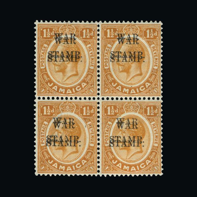 Lot 26520 - jamaica 1917 - UPA UPA Auction UPA 90 Lot 26520 - jamaica 1917 - UPA UPA Auction UPA 90