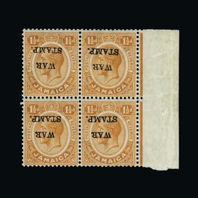 Lot 26524 - jamaica 1917 - UPA UPA Auction UPA 90 Lot 26524 - jamaica 1917 - UPA UPA Auction UPA 90