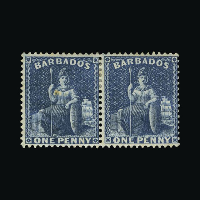 Lot 3000 - barbados 1874-75 -  UPA UPA Auction UPA 90 