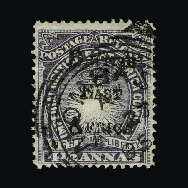 Lot 4191 - british east africa 1895 -  UPA UPA Auction UPA 90 
