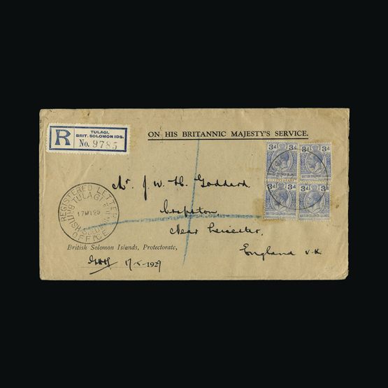 Lot 4762 - british solomon islands 1929 -  UPA UPA Auction UPA 90 