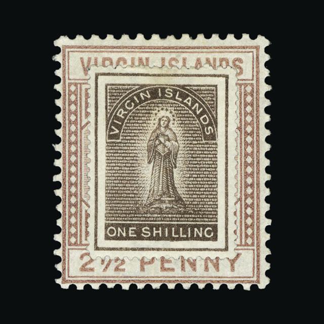 Lot 4830 - british virgin islands 1887-89 -  UPA UPA Auction UPA 90 