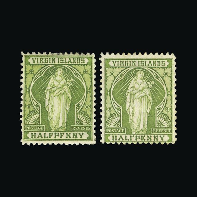 Lot 4835 - british virgin islands 1899 -  UPA UPA Auction UPA 90 