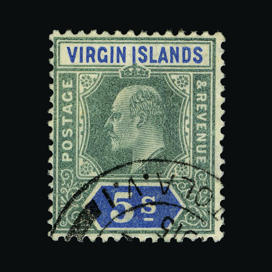 Lot 4836 - british virgin islands 1904 -  UPA UPA Auction UPA 90 