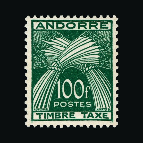 Lot 565 - Andorra - French Post Offices 1946-59 - UPA UPA Auction UPA 90 Lot 565 - Andorra - French Post Offices 1946-59 - UPA UPA Auction UPA 90