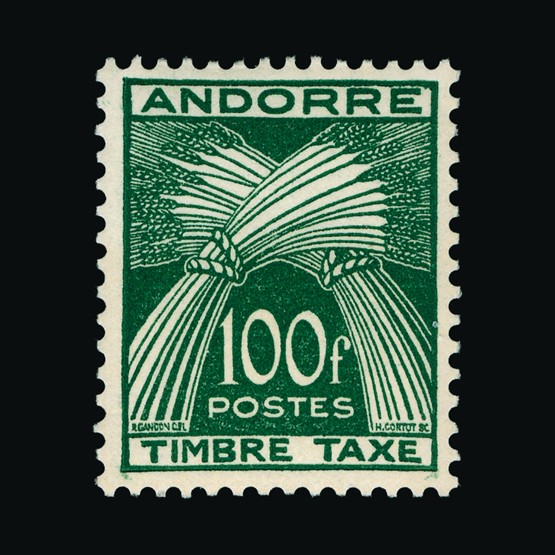 Lot 566 - Andorra - French Post Offices 1946-59 - UPA UPA Auction UPA 90 Lot 566 - Andorra - French Post Offices 1946-59 - UPA UPA Auction UPA 90