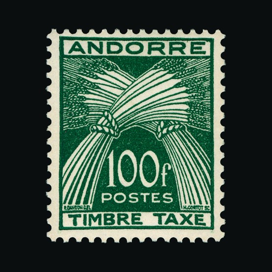 Lot 567 - Andorra - French Post Offices 1946-59 - UPA UPA Auction UPA 90 Lot 567 - Andorra - French Post Offices 1946-59 - UPA UPA Auction UPA 90