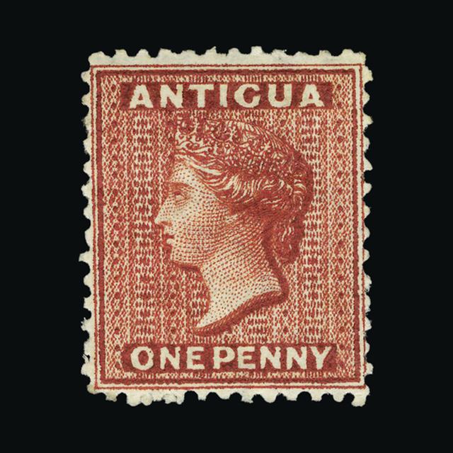 Lot 614 - antigua 1872 -  UPA UPA Auction UPA 90 