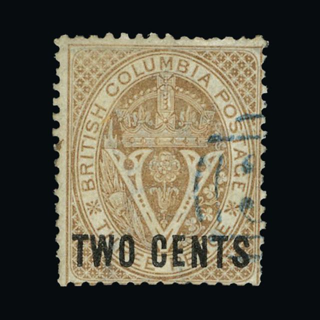 Lot 6200 - Canada - British Columbia and Vancouver Island 1868 - UPA UPA Auction UPA 90 Lot 6200 - Canada - British Columbia and Vancouver Island 1868 - UPA UPA Auction UPA 90