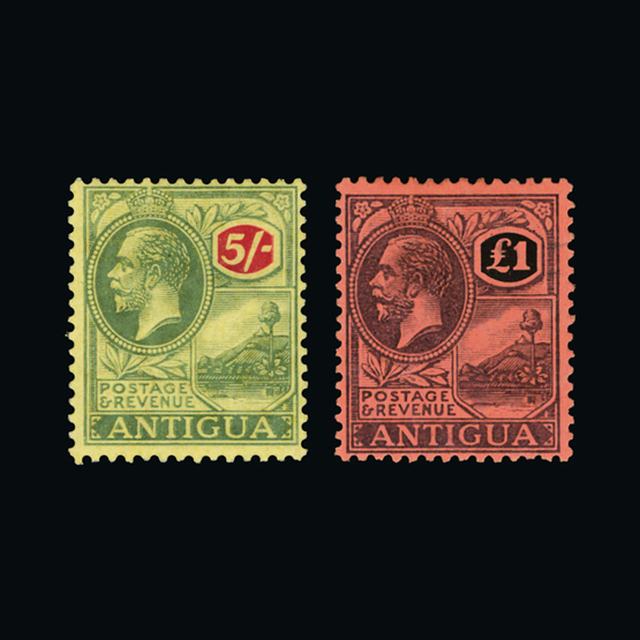 Lot 655 - antigua 1916-18 - UPA UPA Auction UPA 90 Lot 655 - antigua 1916-18 - UPA UPA Auction UPA 90