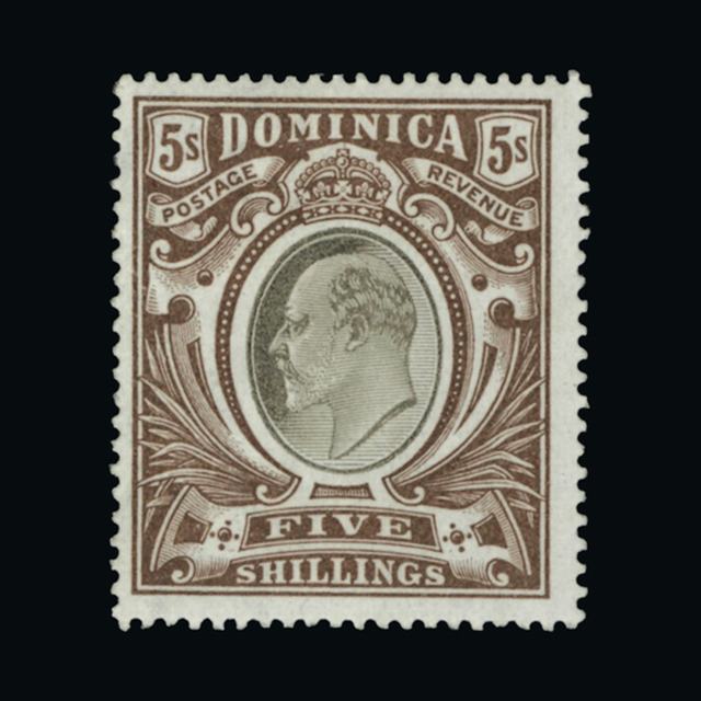 Lot 7389 - dominica 1903-07 - UPA UPA Auction UPA 90 Lot 7389 - dominica 1903-07 - UPA UPA Auction UPA 90
