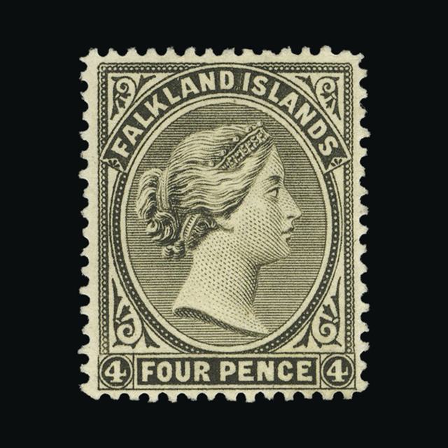 Lot 7550 - falkland islands 1889-91 -  UPA UPA Auction UPA 90 