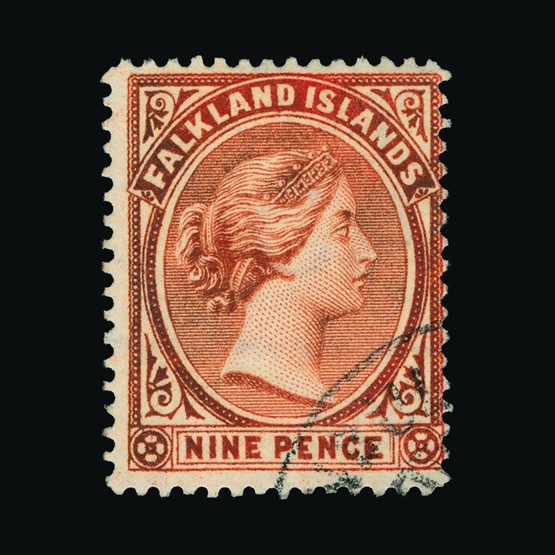 Lot 7553 - falkland islands 1891-1902 -  UPA UPA Auction UPA 90 