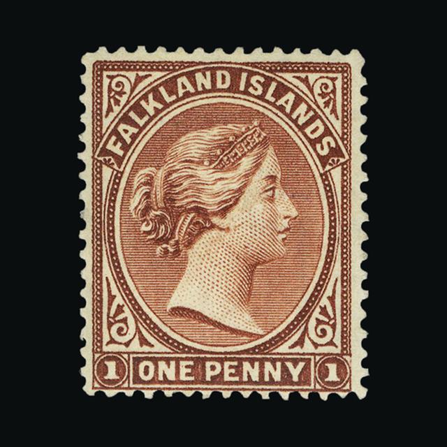 Lot 7557 - falkland islands 1891-1902 -  UPA UPA Auction UPA 90 