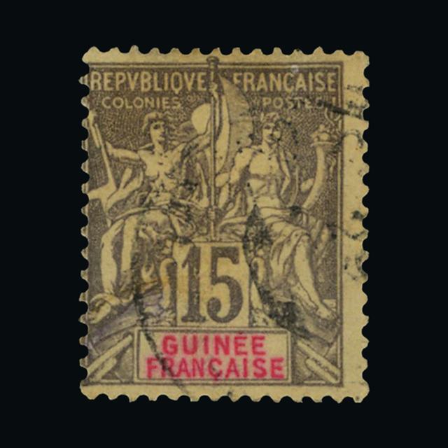 Lot 8710 - France - Colonies - French Guinea 1892-1900 - UPA UPA Auction UPA 90 Lot 8710 - France - Colonies - French Guinea 1892-1900 - UPA UPA Auction UPA 90