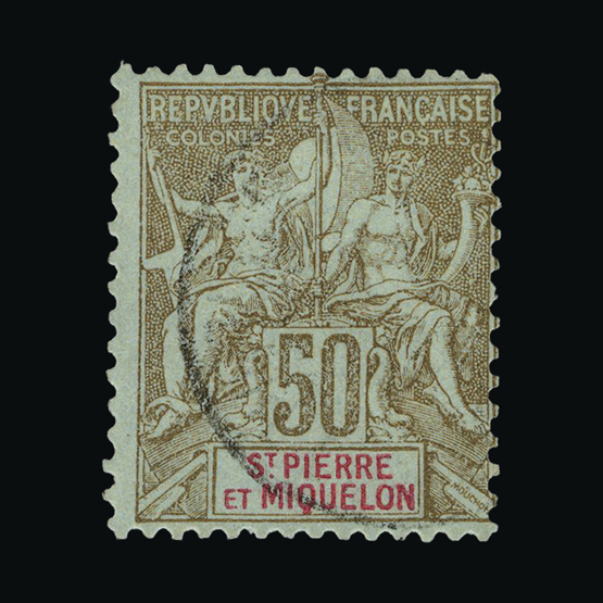 Lot 9101 - France - Colonies - St. Pierre and Miquelon 1892-1900 -  UPA UPA Auction UPA 90 