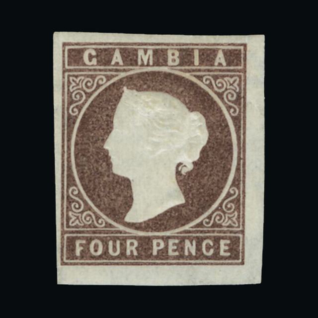 Lot 9151 - gambia 1874 -  UPA UPA Auction UPA 90 