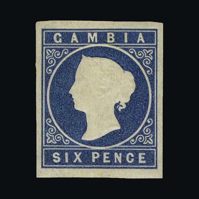 Lot 9153 - gambia 1874 -  UPA UPA Auction UPA 90 