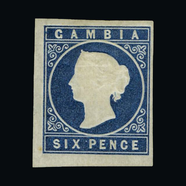 Lot 9154 - gambia 1874 -  UPA UPA Auction UPA 90 